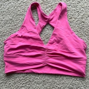 Hot Pink Aritzia TNA Butter Volley Sports Bra